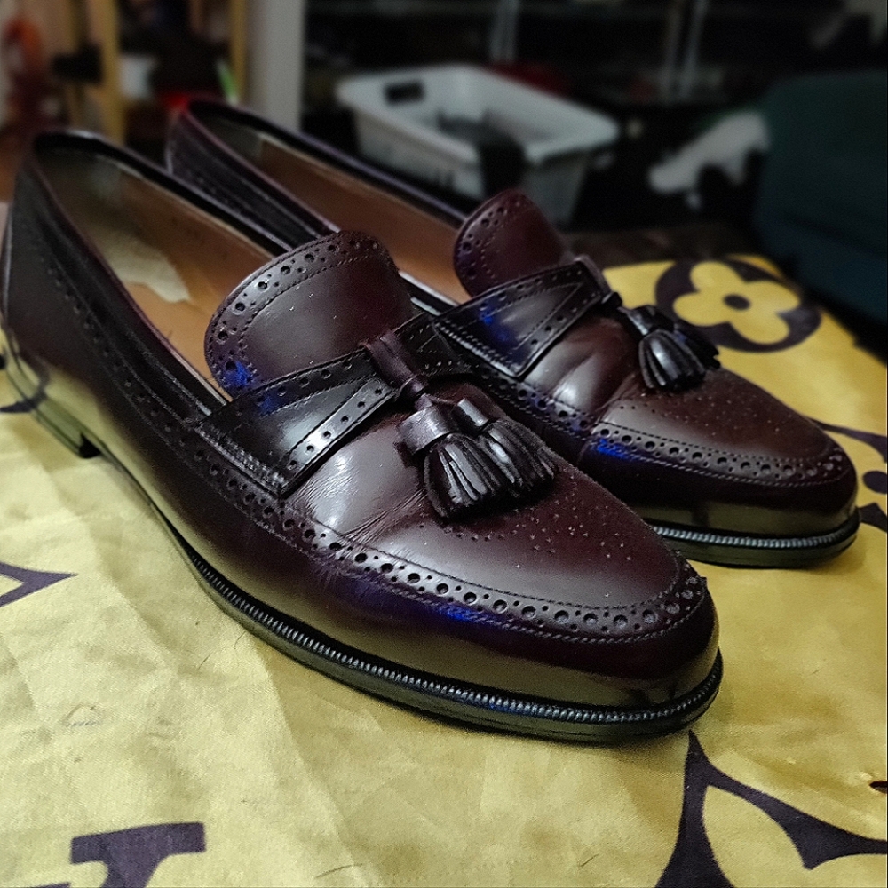 Santoni tassel loafers
